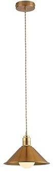 Lampe suspendue soucoupe volante créative en métal nordique E26/E27 lampe suspendue décorative de salon lampe suspendue réglable à tête unique pour cuisine de couloir de chambre à coucher (30 * 15 cm)