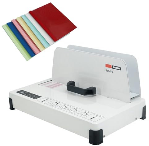 ThermobindegeräT, 3-Stufige Zeiteinstellung, 1–50 Mm BindestäRke, WäRmebindegeräT Im A3-/A4-/A5-/Letter-Format FüR Dokumente, Skripts, BroschüRen