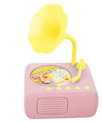 Jouet Gramophone pour, lecteur de musique d'histoire pour | Lecteur audio portable Gramophone Story Player,Jouets interactifs vintage pour, jouets éducatifs pour garçons et filles