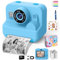 CONMRO Macchina Fotografica Bambini Istantanea - 1080P 2.4 Selfie Fotocamera Bambini con Carta da Stampa e 32GB Scheda, Giocattolo Regalo Natale Bambino e Bambina 3-12 Anni (Blu)