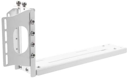 Uonlytech Soporte para Gpu Vertical De Montaje Ángulo Recto para Tarjeta Gráfica, Compatible con Caja Grande, Color Blanco, Accesorio Profesional para Pc