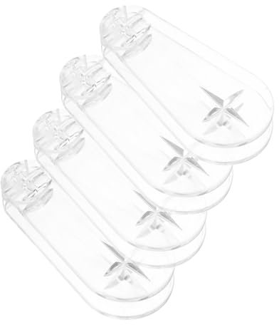 Vaguelly 4piezas Manijas Transparentes para Cuerdas De Accesorios De Reemplazo para Cortinas y Estores Prácticos y Elegantes para Decoración del