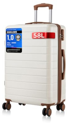 Shavont Bagaglio da Stiva Medio, Valigia Trolley Rigida in ABS+PC