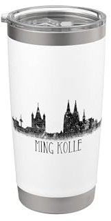 Colonia Skyline Ming Kölle Il mio amante della cattedrale di Bicchiere termico in acciaio inox doppia parete
