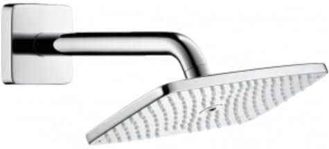 hansgrohe Raindance E 240 Air wassersparender Duschkopf, Kopfbrause für Wandmontage, Chrom, 240 x 160 mm