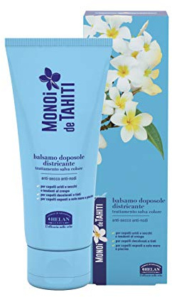 Helan, Monoi de Tahiti, Balsamo Doposole Districante Capelli, 100 mL