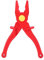 Plastic Insulated Pliers, Multi-Functional Insulated Cutting Pliers Tubing Cut-Off Hose Line Clamp Hand Tools for Oil Pipe Tube, Instrument Installation Vechicle Trim Clips Repair Tool