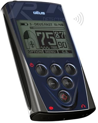 XP Metal Detectors Deus Remote Control - Leichtes Steuermodul zum Anpassen Aller Einstellungen Ihres XP Deus Metalldetektors, mit LCD-Display mit Hintergrundbeleuchtung (D08)