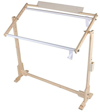 Ejoyous Supporto per Punto Croce, Regolabile in Legno massello Set di cornici per Ricamo Telaio per Ricamo Telaio in Legno per Ricamo da Pavimento Ricamo Quilting Punto Croce Ricamo 14CT