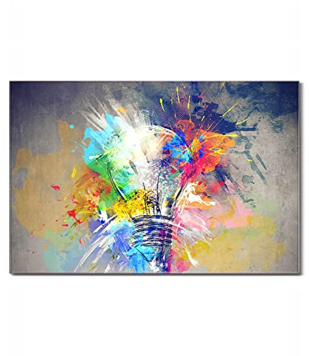 banjado Glas Magnettafel (45 x 30cm) - Magnetwand Glas - Magnetpinnwand als Memoboard - Pinnwand Magnettafel Küche, Büro, Kinderzimmer - Idee