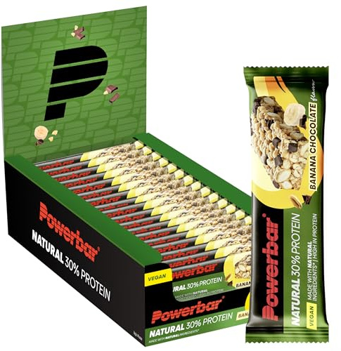 Powerbar Natural Protein Bar (18x40g) Banana Chocolate - Riegel - Protein Riegel