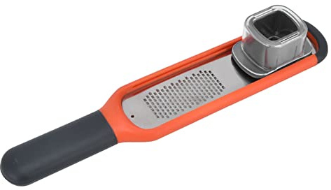 Rallador de limón, rallador de queso, rallador de microplano de mano de acero inoxidable, rallador de alimentos multifuncional para verduras, frutas, chocolate, queso