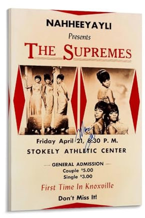 The Supremes Musikposter, Albumcover-Poster, Bandposter, Retro-Poster, Schlafzimmer, Musikposter, Rapper-Poster, Wandkunst, Leinwand-Poster, Raumdekoration, ästhetische Poster, Druck, Dekoration,