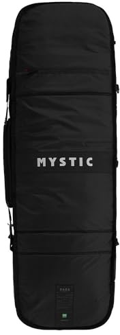 Mystic Saga Kitesurf Boardbag with Wheels - Black 165cm