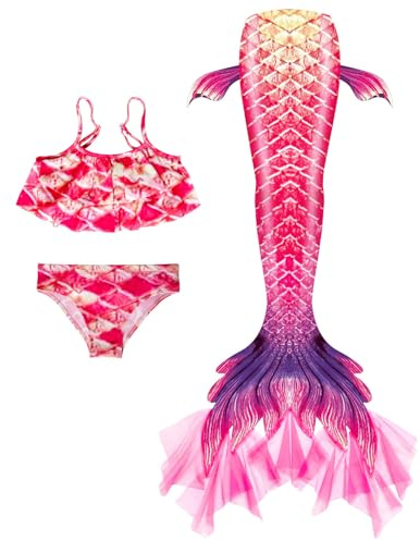 Generisch Marmaid Schwanz zum Schwimmen Swimming Tail Swimsuit Swimwear Bikini Set