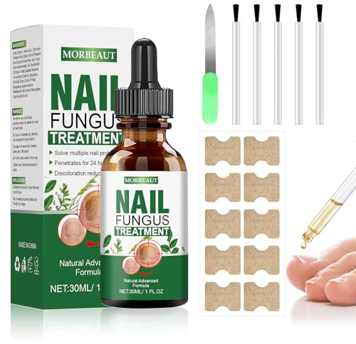 Effective Nail Fungal Treatment For Finger & Toenail, Fungal Nail Treatment For Toenails Extra Strong, Protects Thick, Broken, And Discolored Nails, Restoring Healthy Nails-30 ML