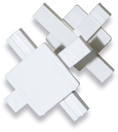 Fuchs Design Verlegekreuze (25 Stück) für Glasbausteine - 10 mm Fugenbreite bei 10 cm starken Glasbausteinen