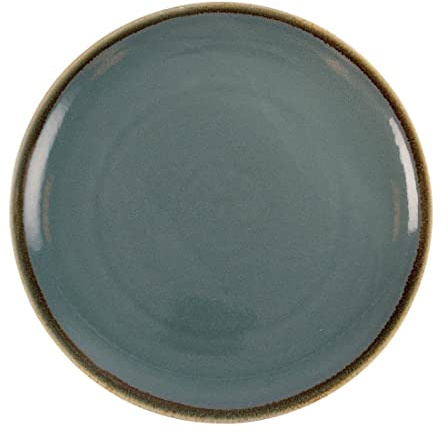 Olympia Kiln Round Plate Ocean 280mm 11 Rimmed Kitchen Serving Dishes 4pc