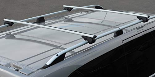 Cross Bars For Roof Rails To Fit Vito W639 (03-14) 100KG Lockable