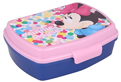 Stor8412497511747Rectangular Sándwich Caja, Minnie Ratón Sentirse Bien