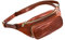 Bauchtasche Leder - Damen und Herren Bauchtasche - Zeitlose Gürteltasche - 100% Leder - Italienische Handwerkstradition - Braun - Time Resistance