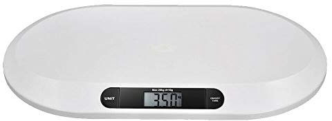 Babywaage Baby Waagen Digitalanzeige Kinderwaage mit LCD Display max. 20 kg Tara-Funktion Geeignet für das Wiegen von Babys, Kaninchen, Katzen, Hunde