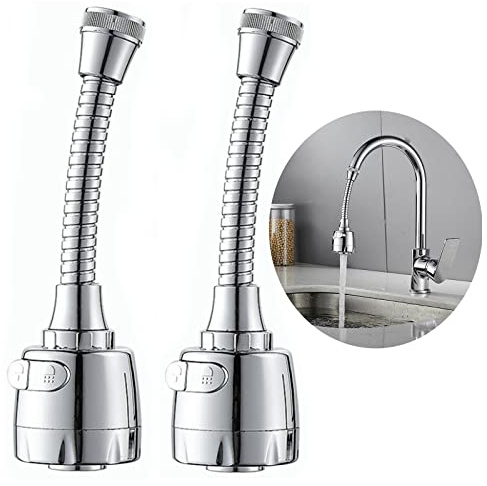 Aeratore Rubinetto Prolunga 360 ° Girevole Lavello Rubinetto Prolunga Rubinetto Spruzzatore Rubinetto Doccetta per lavandino Cucina
