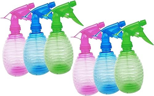 HELVES 6pcs Travel Containers for Liquids Travel Shampoo Containers Plastic Spray Bottles Shampoo Travel Container Small Spray Bottle Toiletry Bottles Garden Sprayer Garden Water Sprayer