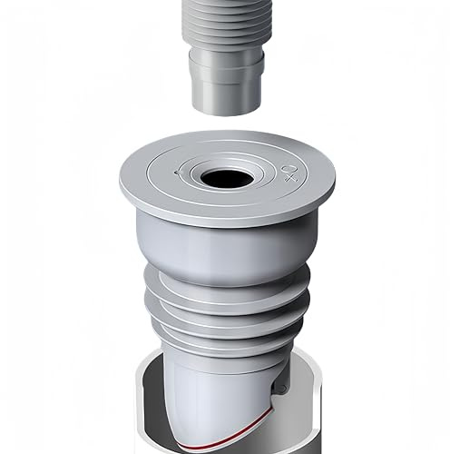 COLDDD Washing Machine Drain Hose Seal, Anti-Odor Floor Drain Plug Sewer Pipe Seal Ring Sealing Cover, Washing Machine Sealing Plug (1, S: 35-40MM)