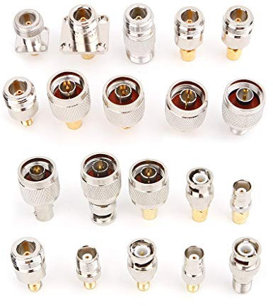 PEILINZE 20 Stück N Typ BNC TNC SMA RF Stecker Adapter Test Konverter