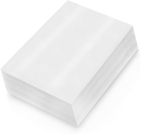 BillyBath Sacchetti Sottovuoto per Alimenti 120 Buste 25x35cm per Macchine Sottovuoto, Sacchetti Sottovuoto Goffrati per La Conservazione Degli Alimenti e La Cottura Sottovuoto, Senza BPA