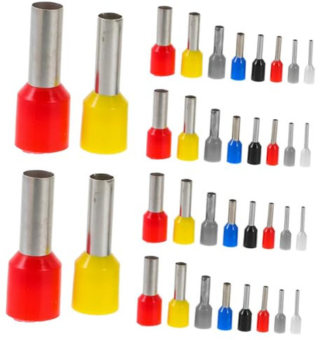 MUCKLILY 1200pcs Insulated Wire Crimp Terminals Kit Auto Electric Connectors for Terminals