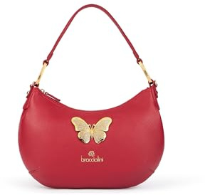 Braccialini Borsa a Spalla Donna Beth Jewels Farfalla Dorata