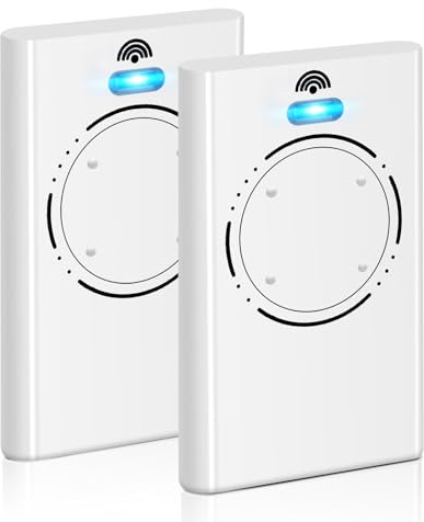 2PCS Telecommande Portail FAA-Compatible avec XT4 868 SLH LR, 868MHz Telecommande Porte de Garage,4 Canaux Noir