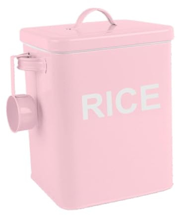 Sealed Food Storage Bin Space Saving Rice Container Countertop Organiser for Dry Foods Grains and Baking Supplies