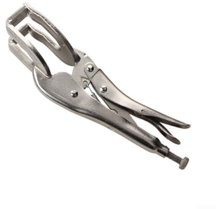 Pince à souder en forme de U avec tête de serrage traitée thermiquement pour une résistance et une performance supérieures (22,9 cm)