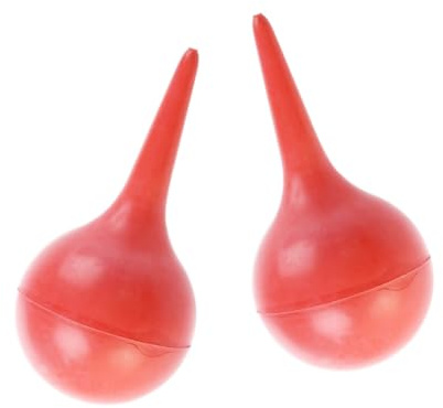 SKISUNO 2 Stück Ohrenspülbirne 30ml Aus Gummi Mit Konischer Spitze Rutschfest Für Ohrenreinigung Bei Babys Kinder Erwachsene