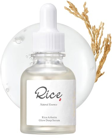 Rice Serum, Koreanisches Gesichtsserum mit Weißreis-Extrakt, Feuchtigkeitsspendend & Regenerierend, Für Strahlende Haut & Stärkere Hautbarriere, Korean Skincare Anti Aging Pflege
