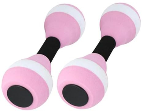 NIDONE Vattenhantel barn eva-skum vattenvikt för simning aerobics hantel för simning träningsutrustning 1 par vit