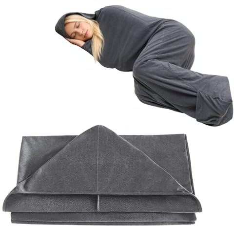 Sleep Pod for Adults, Wearable Cocoon Blanket, Breathable Lightweight Sleeping Bag for Stress Relief, Deep Sleep, Travel, Home & Camping