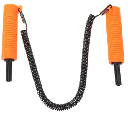 TOYANDONA Piccone per Pesca sul Ghiaccio Retrattile Manico Antiscivolo in Acciaio Inossidabile e PVC, Design Regolabile per Rompere Ghiaccio Durante Passeggiate sul Fiume