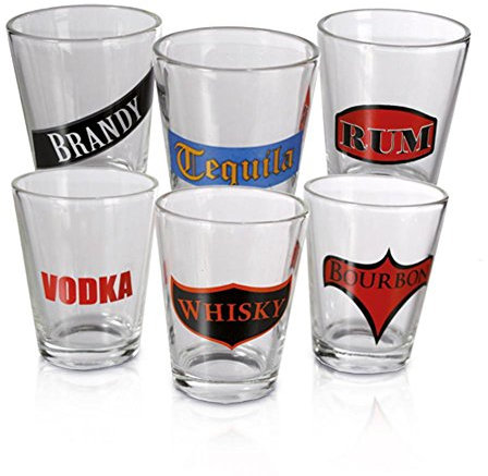 Rastal Lot de 6 verres à digestif Whisky Rhum Vodka Brandy Tequila Bourbon