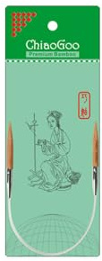 ChiaoGoo Circular Needle Bamboo 23cm 3.25mm Patina - 1pc