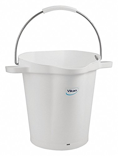 Vikan - Eimer - Mit Ausguss - Maßskala - 20L - Weiß