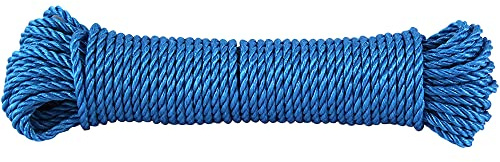 DEKTON DT70400 100ft x 6mm Multipurpose Rope, Rot Resistant, Heavy Duty