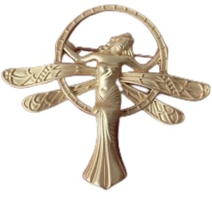 Barock Vintage Matt Gold Farbe Engel Legierung Perle Brosche Nordische Abzeichen Pin Für Mantel Anzug Hemd Kragen Dekoration Geschenke Gift