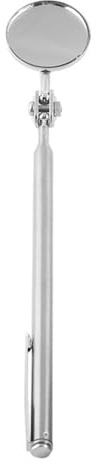 VOBOR Universal Auto Inspektionsspiegel with Telescopic Handle,30x600mm Teleskopspiegel Foldable Round Teleskopspiegel für Car Repair