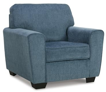 Signature Design by Ashley Cashton Oversized Accent Chair, Blue Arm Chair