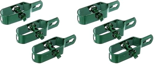 Alberts 611170 Drahtspanner | verzinkt, grün kunststoffbeschichtet | Größe 2 | Länge 100 mm | 3er Set (Packung mit 2)