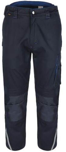 TMG Arbeitshose Herren Finesse mit Kniepolstertaschen - leichte Cargo Bundhose aus robustem Baumwoll-Polyester-Mix mit vielen Taschen - Für Werkstatt & Baustelle